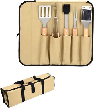 OEM Juego De Utensilios Para Barbacoa De Acero Inoxidable Extragrueso