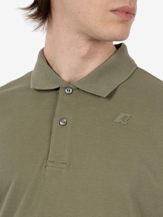 K-Way Polo Monju pique green lichen