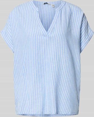 b.young B.Young Blusenshirt aus Leinen-Viskose-Mix Modell FALAKKA in Bleu, Gr&ouml;&szlig;e 34