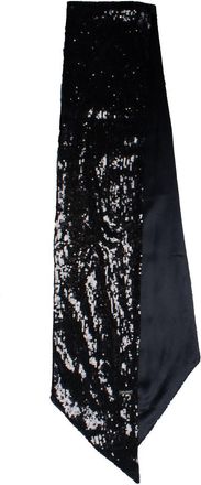 Dsquared2 black sequinned tuxedo scarf