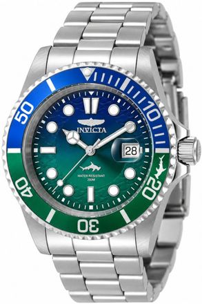 Invicta Pro Diver 50899 Herenhorloge - Quartz Uurwerk - Roestvrij Staal met Groene Wijzerplaat - 42 mm
