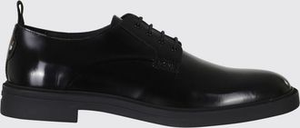 HUGO BOSS Scarpe Derby Calev in pelle liscia con logo impresso tono su tono