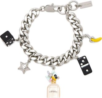 Marc Jacobs Perfect Charm Bracelet in Silver/Pink Multi at Nordstrom