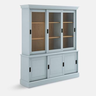 La Redoute Interieurs Vitrinekast met 6 deuren, van massief grenen en MDF, POIRET