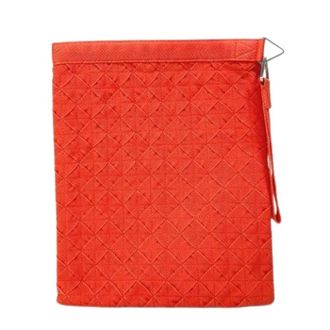 Bottega Veneta Pre-owned Clutches, unisex, Orange, Size: ONE SIZE Pre-owned Fabric Clutch
