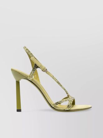 Ferragamo rhinestone-embellished calf leather sandals