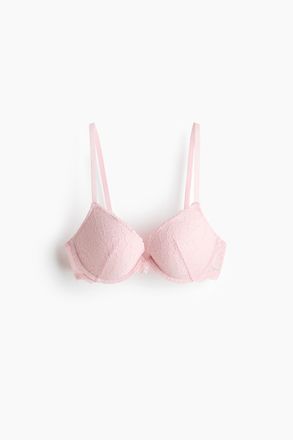H&M Push-up-BH aus Spitze - Pink