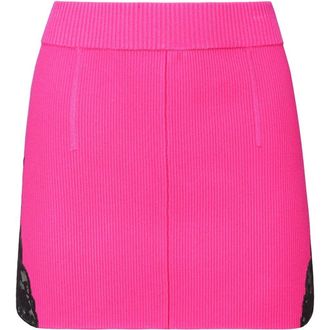 Fleur du Mal Jolie Mini Skirt in Wild Pink at Nordstrom, Size X-Small
