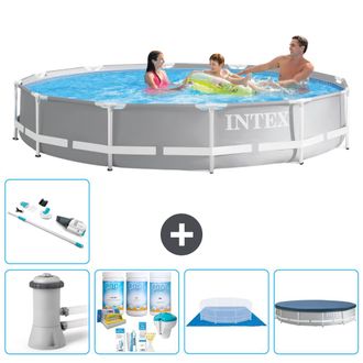 Intex Piscina Prism Frame Redonda - 366x76 Cm - 8-piezas S21197