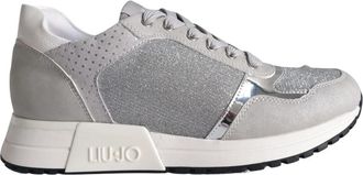 Liu Jo Silver Logo Sneakers Kiss 502 Style - Dames - Sneakers - Grijs - 36 EU - Schoenen