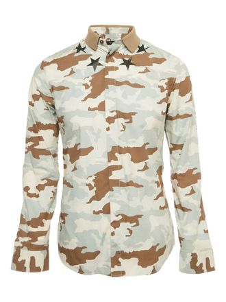 Givenchy camouflage-print shirt - Neutrals