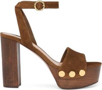 Gianvito Rossi Ard&egrave;a Sandals in Brown Leather at Nordstrom, Size 39.5