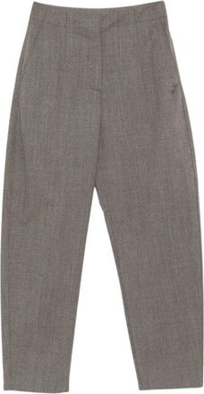 Jacquemus Tapered Broeken - Dames - Broeken - Bruin - 3XS - Broeken