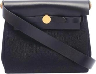 Herm&egrave;s Borsa a spalla Pre-owned Herbag Zip Mini - - Pre-owned - Donna - Nero - ONE SIZE