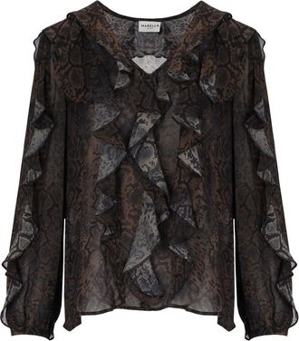 Marella BLUSA UFO MARRONE MARELLA