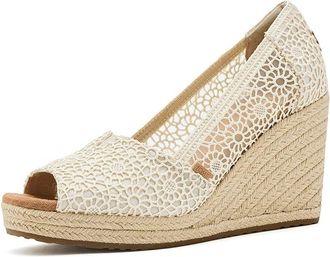 Toms Essential Wedge Womens Sandals Natural : 8.5 B - Medium, Exotic Leather
