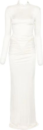 New Arrivals Abito Darja drappeggiato - Bianco