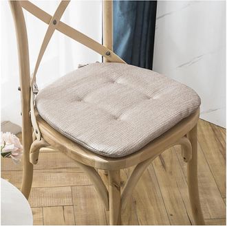 OEM Coj&iacute;n Trapezoidal Extra&iacute;ble Para Silla, Color Beige, 43x41 Cm, 6 Unidades