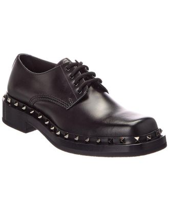 Valentino Leather Derby Shoe