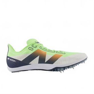 New Balance Mens Fuelcell Md500 V9 Track Shoes In Green Grey