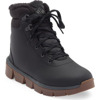 Columbia Keetley II Waterproof Insulated Fleece Lined Hiking Boot in Black Grill at Nordstrom Rack, Size 8