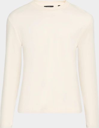 Vince Men & apos;s Peached Cotton Crewneck Sweater
