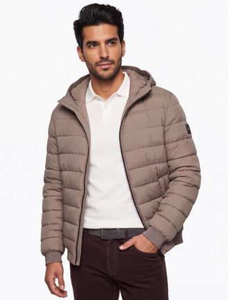 HUGO BOSS BOSS Orange winterjas Odenis bruin met capuchon