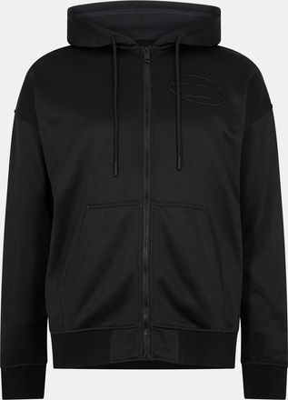Diesel Mens Rby Hoody Zp Flp in Black - Size Small