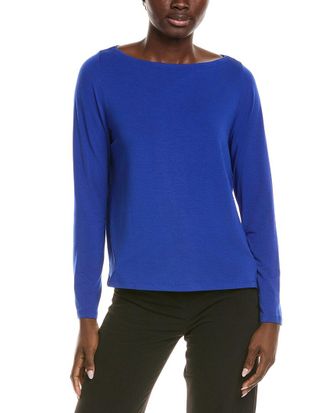 Eileen Fisher Bateau Neck Top