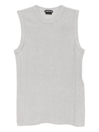 Tom Ford Womens Sequined Top