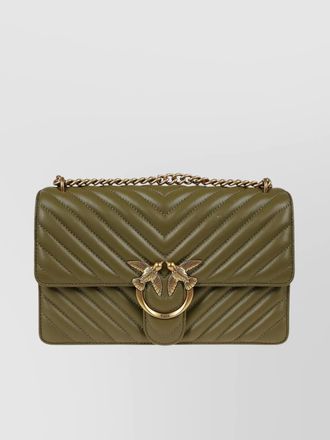 Pinko love bag one leather shoulder bag