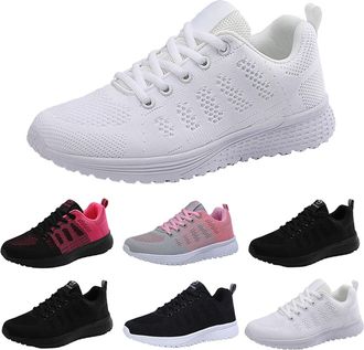 Generic Womens Trainers Running Shoes Size 4.5 Jogging Fitness Sneakers Lightweight Breathable Walking Gym Sports Casual Slip On Trainers Tennis Shoes Outdoor