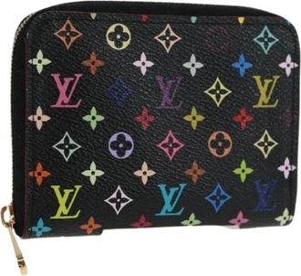 Louis Vuitton Pre-owned Wallets, female, Multicolor, Size: ONE SIZE Pre-owned Canvas Wallet