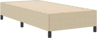 vidaXL Estructura De Cama Verde Gris&aacute;ceo 90 X 200 Cm Telas De Pana Vidaxl