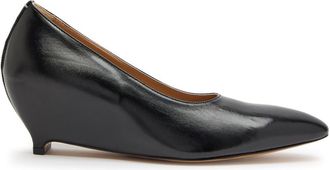 Maison Margiela Court 55 Heelless Wedge Pumps - Black
