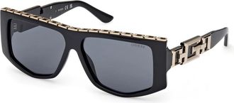 Guess Gu 7914 Zonnebril - Dames - Zonnebrillen - Zwart - 58 MM - Accessoires