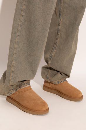 UGG Classic Micro Slides, Womens, Beige