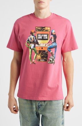 Billionaire Boys Club BB 2 Player Cotton Graphic T-Shirt in Carmine at Nordstrom, Size Large R