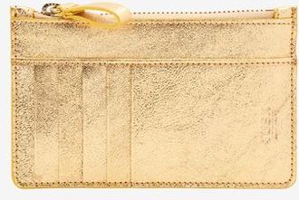 Tusk Orissa Top Zip Card Case in Gold at Nordstrom