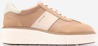 Cole Haan Womens Øriginal Grand Max Platform Sneakers - Beige Size 10.5