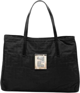 Fendi Pre-owned Tote Bags, female, Black, Size: ONE SIZE Pre-owned Tote Bag