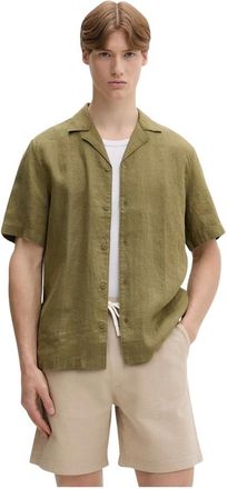Marc O'Polo Short Sleeve Shirts - Heren - Korte mouwen Overhemden - Groen - M - Overhemden