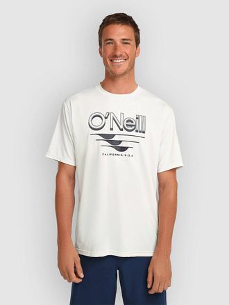 O'Neill Hybrid Upf Polygiene Graphic T-Shirt weiss