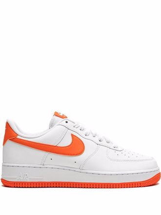 Nike Air Force 1 07 Team Orange sneakers - White