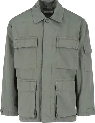Carhartt Work in Progress Green Manderson Cotton Jacket