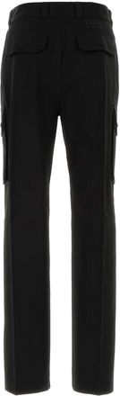 Givenchy Mens Workwear Trousers Cargo Black Cotton