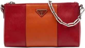Prada Pre-owned Prada Bicolor Saffiano Lux Crossbody Ladies KA0B54B13A9FF316