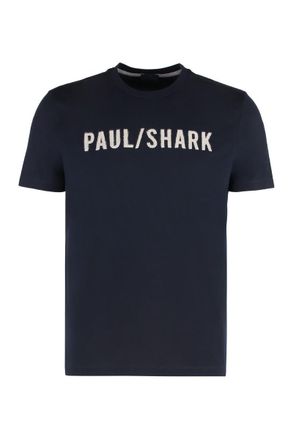 Paul & Shark T-Shirt In Cotton Jersey With Logo