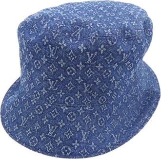 Louis Vuitton Pre-owned Accessories, male, Blue, Size: ONE SIZE Pre-owned M7705 Hat
