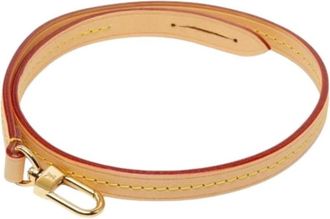 Louis Vuitton Pre-owned Accessories, female, Beige, Size: ONE SIZE Pre-owned Vintage Leather Strap